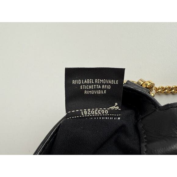 Fendi Mini Zucca Embossed Black Leather Baguette Satchel - Picture 15 of 16